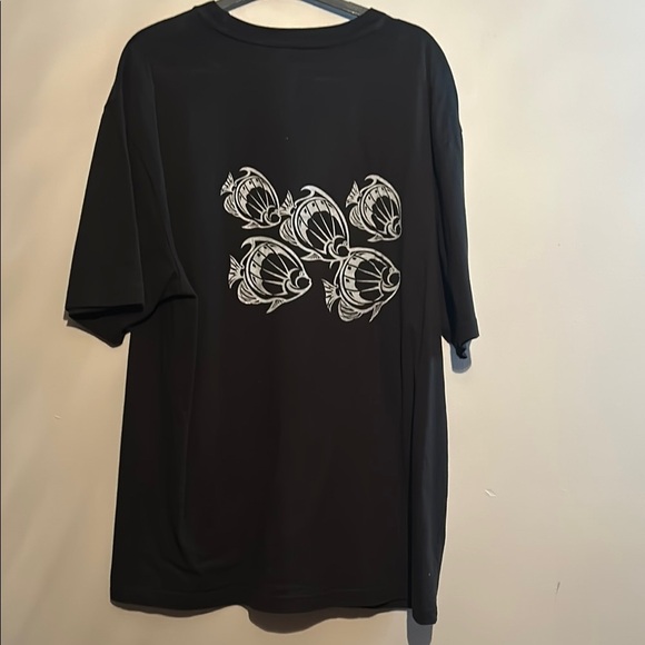 Caterpillar Black Short Sleeve Tee with Crew Neck - Picture 4 of 4